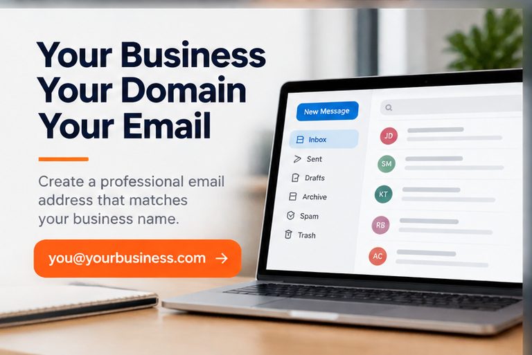 Your business: your domain, your email